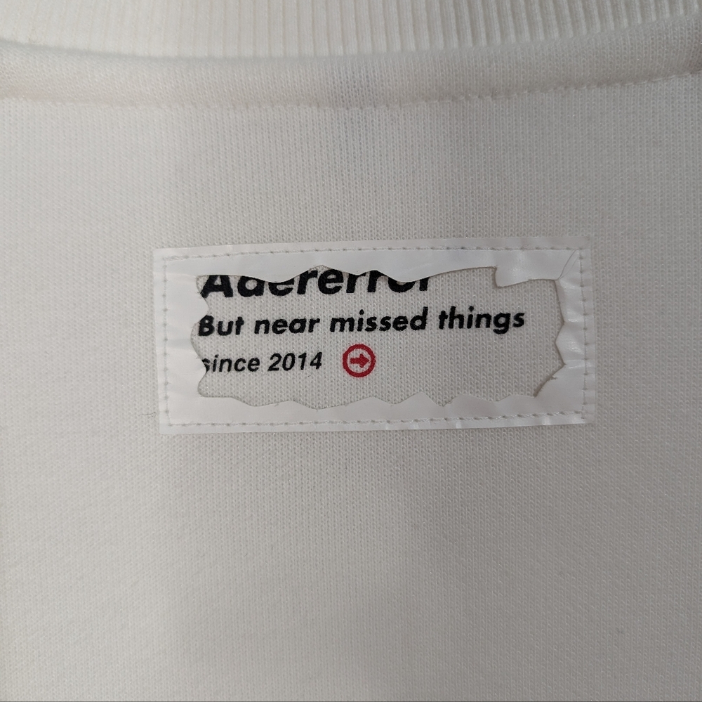 Ader Error Form Logo Sweatshirt Guc Size Oversize… - image 6